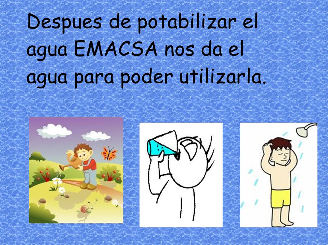 que nos aporta el agua